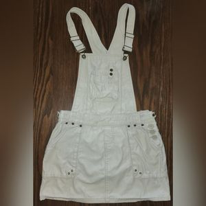 RARE y2k vintage Khaki cargo miniskirt overalls